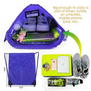 Ready to Ship Heavy-duty Waterproof Nylon Home Quilt Drawstring <b>Bag</b> Custom Shoe <b>Bag</b> Drawstring Storage <b>Bag</b> - Product Image 5