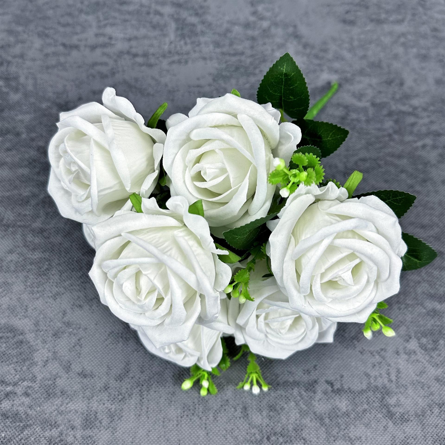 Round Rose - White