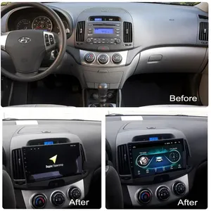 Autoradio Android Auto CarPlay avec écran tactile, caméra 360°, GPS, navigation, lecteur radio FM pour 4 HD 2006-2012 - Product Image 6