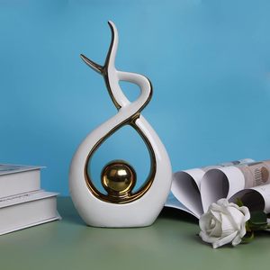 Decoración Clásica para el Hogar en Cerámica con Diseño Contemporáneo, Forma Irregular de Marca de Tendencia para Uso en Hogares y Hoteles - Product Image 2