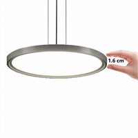 Bureau Magasin Oem Plafond Intelligent Led Panneau Lumineux Blanc Rond Cercles Plaques 40w 600x600 Grande Taille Smd Led Panneau Lumineux