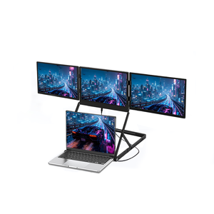 Monitor portátil de 14 pulgadas, plug and play, triple monitor, tres pantallas, monitor cuádruple para laptop, extensor de pantalla FHD, 3 pantallas, 3 pantallas FHD - Product Image 1