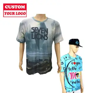 Sublimation Sports Apparel 3D Sublimation Men Formal Shirts Elastic Anti Wrinkle No Iron Perspiration Spandex t-Shirt Sport