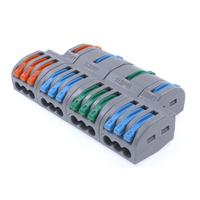 Connecteur de câble à levier réutilisable 32A, bornier à raccordement rapide pour fils 28-12AWG avec contacts en alliage de cuivre