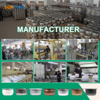 SUNTON vente chaude usine personnalisé en acier inoxydable en aluminium cuiseur à riz épais pot intérieur quantité minimale de commande 1000