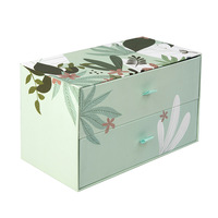 Boîte cadeau à double tiroir, boîte de rangement rigide personnalisée pour les cadeaux de festival, montres, cosmétiques, parfums, emballages ménagers, vente en gros