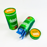 Boîte d'emballage en papier de poudre de supplément nutritionnel de qualité alimentaire en tube rond Superfood naturel