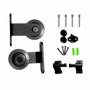 Riel de colgar superior WEKIS de diseño moderno, rodillo de acero negro para puertas correderas de armario, material de latón para edificios - Product Image 4