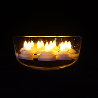 LED Flammenlose Schwimmkerze in Zylinderform, Batteriebetrieben, für Fisch, Großhandel, Spa, Dusche, Badezimmer, Party, Heimdekoration