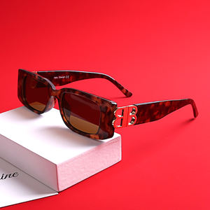 Gafas de sol promocionales para mujer con <span class=keywords><strong>precio</strong></span> competitivo Protección UV Marco de plástico en azul Negro Blanco Rojo Marcos Gafas de sol - Product Image 6