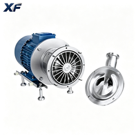 Pompe centrifuge basse pression en acier inoxydable sanitaire XF OEM pour le lait