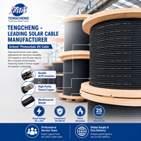 Câble solaire photovoltaïque H1Z2Z2-K-4mm2, indice de protection IP67, cuivre étamé XLPO, câble DC 6mm pour la construction, les toits solaires et les appareils domestiques
