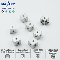 Квадратные соединительные гайки Malaxy Factory с шестью гранями, фиксированные, для блоков, OEM, на заказ, специальные компоненты шасси, кубические