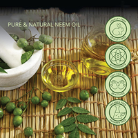 Fabricant d'huiles végétales naturelles en vrac, huile de Neem indienne brute en gros, 100% pure pour les cheveux et la peau, pressée à froid, non raffinée