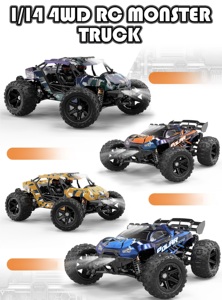 2.4G haute vitesse RC désert camion et véhicule d'escalade 40 km/h étanche 6 canaux câble USB <span class=keywords><strong>retour</strong></span> automatique 70m Distance à distance - Product Image 3