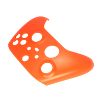 Coque de remplacement orange pour manette Xbox Series X S, plaque frontale et rails latéraux
