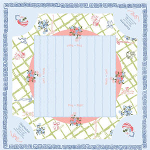 Tapis de Mahjong Américain Coquette Preppy avec règles de Charleston - Table de jeu antidérapante - Tuiles de Mahjong Américain - Product Image 1
