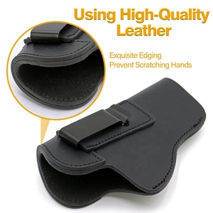 आउटडोर सामरिक होल्स्टर कस्टम डिजाइन चमड़े का पट्टा क्लिप होल्स्टर - Product Image 5