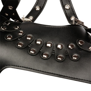 <span class=keywords><strong>Cool</strong></span> jeux pour adultes Bondage Gear robe cou retenue Faux cuir corps harnais sangle Cupless porter des produits de <span class=keywords><strong>sexe</strong></span> - Product Image 4