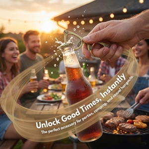 Nouveau porte-clés créatif 3-en-1 en acier inoxydable : décapsuleur carré <span class=keywords><strong>pour</strong></span> verres et bouteilles de <span class=keywords><strong>vin</strong></span> - Cadeau portable - Product Image 2