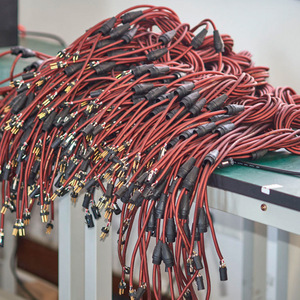 Câbles audio XLR mâle-femelle en cuivre sans oxygène, blindage tressé, gaine en PVC, pour microphone, 100 m, rouge - Product Image 2