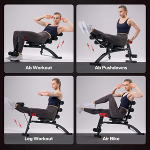 CZFIT Factory Best Seller Multi-Functional Adjustable Sit up <b>Ab</b> Trainer <b>Ab</b> Workout <b>Bench</b> Exercise Chair for Home Gym Unisex - Product Image 6