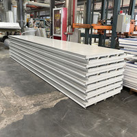 Panneau sandwich EPS imperméable à l'eau et à isolation thermique personnalisé, panneau de toiture avec panneau sandwich en métal EPS isolé pour la construction de toitures