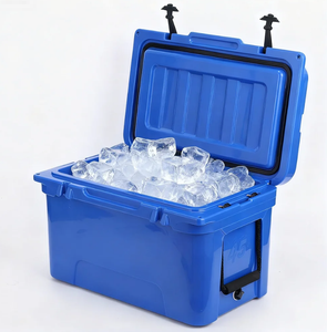 Glacière isotherme portable de haute qualité en PE rotomoulé, réutilisable pour le <span class=keywords><strong>camping</strong></span> en extérieur, 45qt, étanche, écologique et moderne pour aliments - Product Image 1