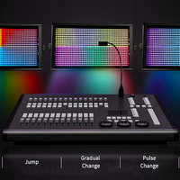4 luces LED de 200W 864RGB+96Blanco 48+8 segmentos con control de sonido DMX, súper brillantes, para DJ, discoteca, fiestas, escenarios.