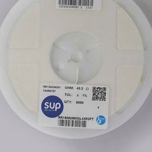 Whole -Sale RR1608 0603L43R2FT 0603 1608 Resistors Chip Resistors SMD Resistors 43.2ohm 1% 1/10W Thick Film Resistor - Product Image 1
