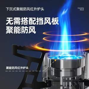 Estufa de gas plegable Koladite 80x85mm, portátil, con cartucho de butano, para camping, montañismo y uso en exteriores. - Product Image 5