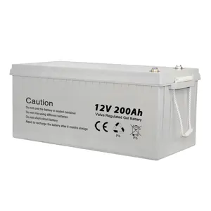 Good Performance 12V 24AH 200AH 250AH Home Gel Solar Battery For Sale