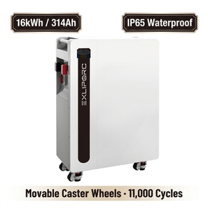 Batería Doméstica LiFePO4 de 16 kWh y 314 Ah, IP65 Impermeable, ESS con 11000 Ciclos, Almacenamiento Solar para Exteriores Tropicales, Stock en Tailandia, CE IEC62619 - Product Image 1