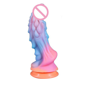 Plug Anale Luminoso in Silicone Liquido a Forma di Drago, Dildo Realistico Grande e Mostruoso per Donne e Uomini, Giocattoli Sessuali - Product Image 1