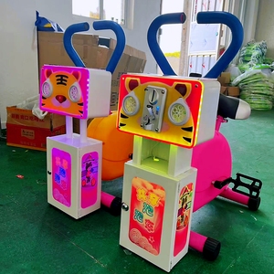 Bicicleta de burbujas interactiva operada por monedas de retorno rápido Vendo Machine Kids Ride on Electric Bubble Bike para patio interior - Product Image 1
