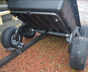 ATV-aanhangwagen voor landbouwgebruik, zware stalen tuinaanhangwagen met hoge laadcapaciteit - Product Image 6