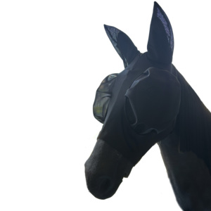 Équipement équestre de haute qualité Cheval Oreille Bonnet Conception Personnalisée Maille Insecte Protection Cheval Mouche Masque - Product Image 2