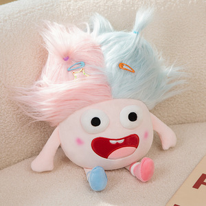 Muñeco de Peluche HECION, Adorable y Divertido, con <span class=keywords><strong>Ojos</strong></span> Grandes, de Algodón, Suave, para Colgar en el Bolso, Regalo para Niños, Decoración - Product Image 5
