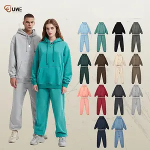 Custom Pullover High Quality Blank Sweat Suits Wholesale Sweat With Pocket Tracksuits Jogging Sweatsuit