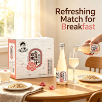 Berkenhoutsap drank 330ml fles Premium dranken cadeauset water sap 6-pack multi fruit nieuwjaars luxe viral gekoeld