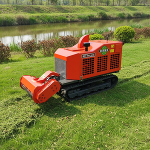 Remote Controlled Diesel Tracked Heavy Duty <b>Brush</b> Cutter 1550kg 2500mm Cutting Width for Farm Slope <b>Vegetation</b> Clearing - Product Image 4