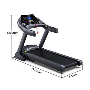 Caminadora Eléctrica Multifuncional, Caminadoras Comerciales con <span class=keywords><strong>3</strong></span> Niveles de Inclinación para Gimnasio, Caminadora Plegable con Pantalla - Product Image 2