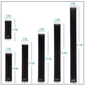 Luz <span class=keywords><strong>LED</strong></span> de Espectro Completo IP67 a Prueba de Agua para Acuarios, Luz <span class=keywords><strong>Programable</strong></span> para Peceras con Soporte Extensible y <span class=keywords><strong>Pantalla</strong></span> LCD de Configuración - Product Image 5