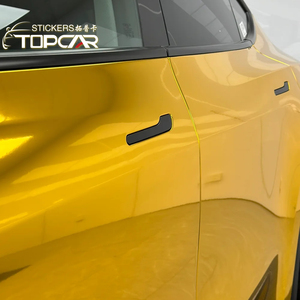 उच्च गुणवत्ता वाले pvc लक्जरी पूर्ण शरीर क्रोम सोने का रंग बदलने कार रैप विनाइल 99% uv & 90% इर अस्वीकृति 0.16-0.17 मिमी मोटी - Product Image 6