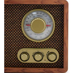 Radio <span class=keywords><strong>FM</strong></span> <span class=keywords><strong>AM</strong></span> Retro de madera, reproductor Mp3 y antena, altavoz incorporado para cocina y sala de estar - Product Image 6