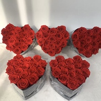 Lovebay Valentijnsdag Hartvormige Geconserveerde Bloem Echte Natuurlijke Eeuwige Hart Bloemen Voor Altijd Rozen Eeuwige Roos In Doos