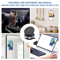 Support de téléphone magnétique universel rotatif à 360 degrés pour tableau de bord, pare-brise, grille d'aération