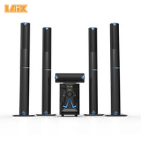 Nuevo sistema de cine en casa 5,1 120W 8 pulgadas altavoces profesionales activos Bocinas para Bluetooth inalámbrico para TV fiestas teatro