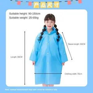 Hot Sell Thick Waterproof Children Raincoat Muti Color Kid Rain Coat For Outdoor