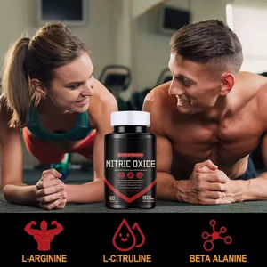 Nitric Oxide Booster Supplement Formula Men's <b>Pills</b> Natural Male Enhancement Capsules Energy Stamina for Adults - Product Image 3